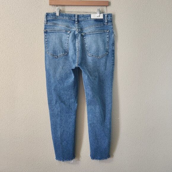 RE/DONE 90"s High Rise Ankle Crop Jeans Size 30 - Picture 4 of 16